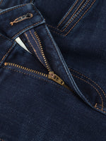 Denim Fleece Lined Women Flared Jeans GOELIA