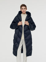 Unisex Hooded Long Goose Down Coat GOELIA