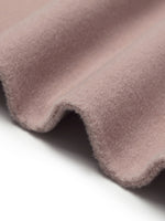 Pink Pure Cashmere Straight Lapel Women Coat GOELIA