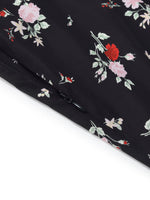 16MM Mulberry Silk Floral Print Women Skirt GOELIA