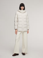 H-Line Windproof Hooded Goose Down Coat GOELIA