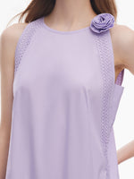 A-Line Flared Hem Women Mini Vest Dress GOELIA