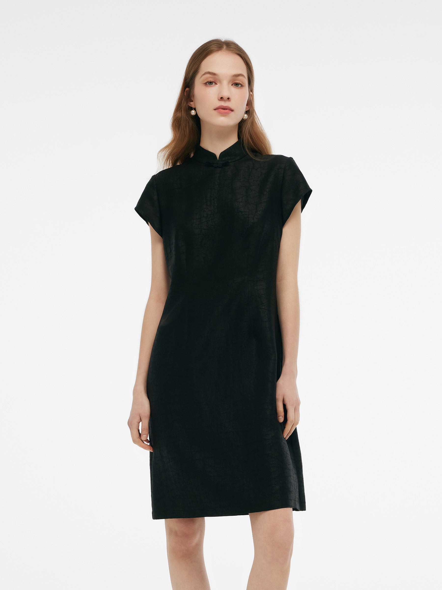 18MM Xiang Yun Silk Women Qipao Mini Dress GOELIA