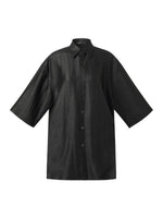 16MM Xiang Yun Silk Unisex 3/4 Sleeves Oversized Shirt GOELIA