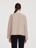 Cashmere Wool Blend Double-Faced Women Jacket GOELIA