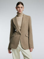 100% Merino Wool Women H-Line Blazer GOELIA