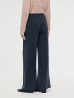 Petite Machine Washable Wool Wide Leg Women Pants GOELIA