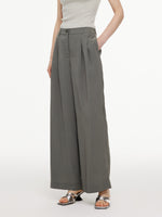 [Preview] Triacetate Blend Women Straight Leg Pants GOELIA