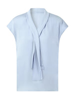 22MM Mulberry Silk Tie Neck Women Blouse GOELIA