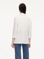 Acetate Blend Slim Fit Women Blazer GOELIA