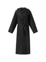 18 Momme Xiang Yun Silk Hooded Unisex Trench Coat GOELIA
