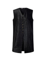 18MM Gambiered Canton Gauze Women Vest GOELIA