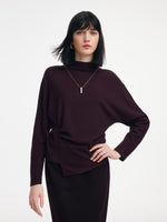 [Preview] Double-Faced Brushed Mock Neck Women Knit Top GOELIA
