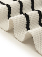 Acetate Cotton Knitted Striped Tank Top GOELIA