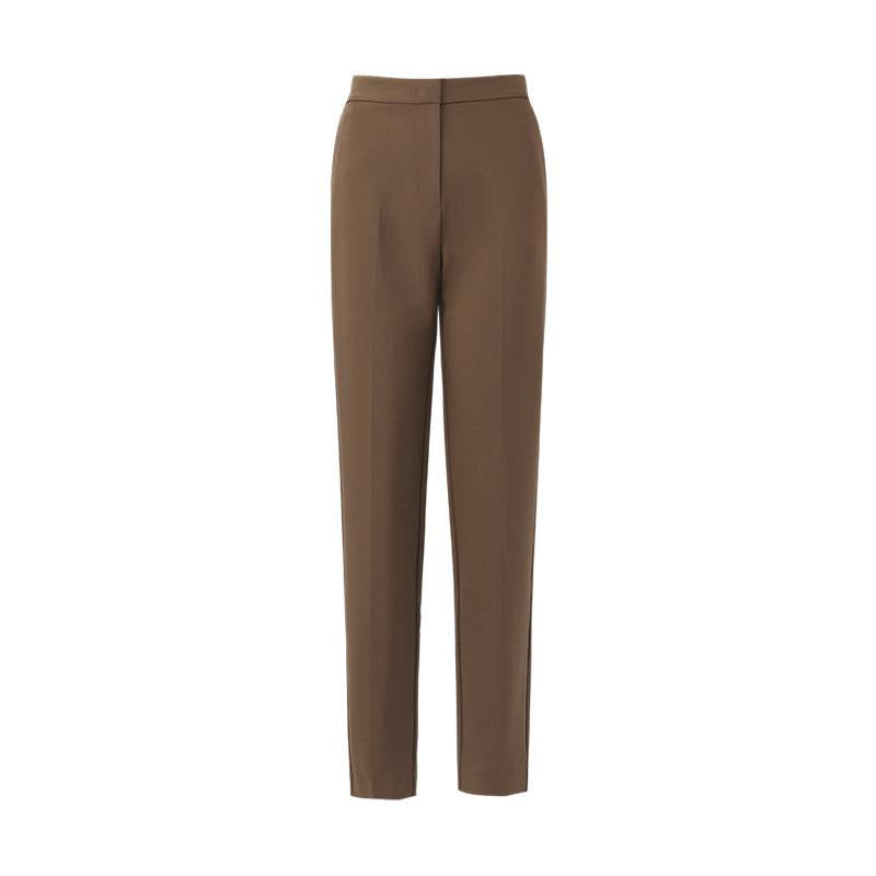 Double Layer Worsted Wool Tapered Pants GOELIA