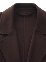Cashmere Wool Blend Double-Faced Unisex Wrap Overcoat GOELIA