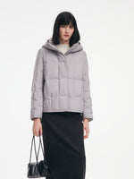 [Preview] Hooded Goose Down Cropped Jacket GOELIA
