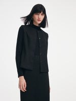 [Preview] Rhinestone Vest & Knit Top & Skirt Three-Piece Set With Belt GOELIA