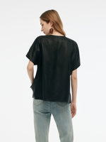 19MM Xiang Yun Silk Jade Bead Button Women T-Shirt GOELIA