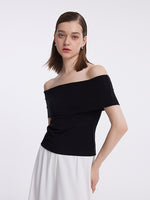 Slim Off Shoulder Women Top GOELIA