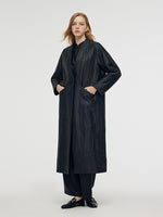 18 Momme Xiang Yun Silk Women Overcoat GOELIA
