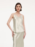100% Acetate Women V-Neck Camisole GOELIA