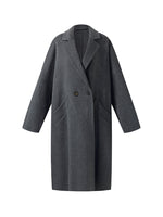 100% Wool Longline Unisex Overcoat GOELIA