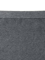 Wool Blend Mock Neck Sweater And A-Line Skirt Two-Piece Set With Belt GOELIA
