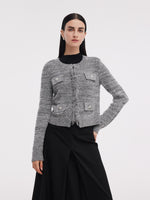 Fringe Trim H-Line Women Cardigan GOELIA