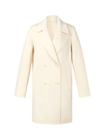 [Preview] Cashmere Wool Blend Tailored Double-Faced Women Coat GOELIA