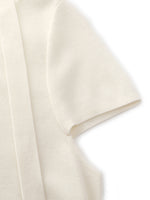 Triacetate Lyocell Blend Women Ribbon Knit Top GOELIA