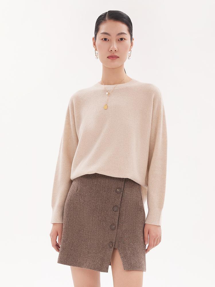 Pull Cachemire Camel Clair GOELIA