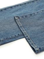 High-Waisted Loose Straight Full Length Women Jeans GOELIA