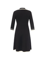 Fitted Double-Breasted V-Neck Mini Dress GOELIA