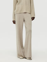 Machine Washable Wool Wide Leg Women Pants GOELIA
