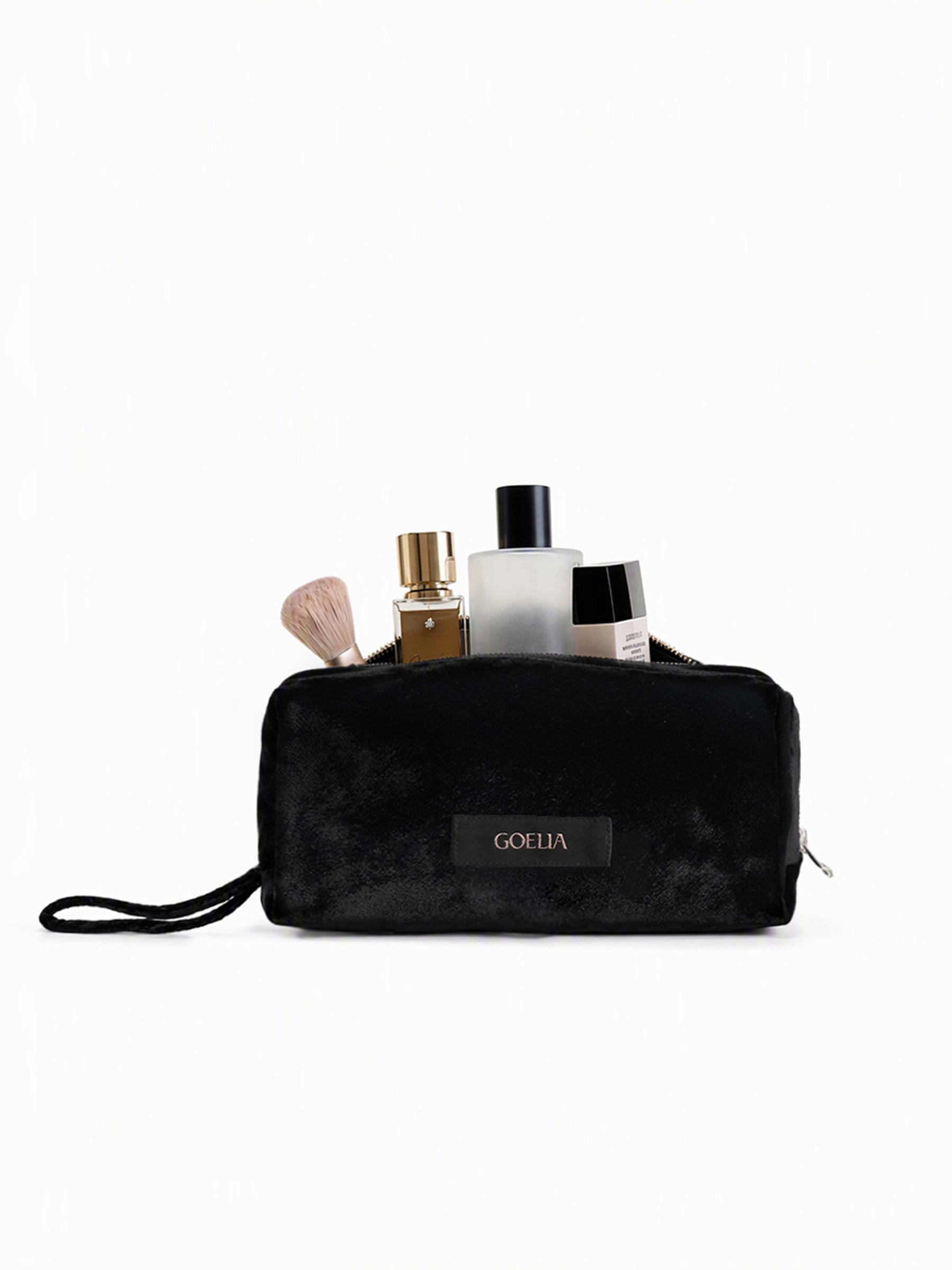 Black Medium Cosmetic Bag GOELIA