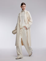 [Preview] Cashmere Wool Blend Double-Faced Women Overcoat GOELIA