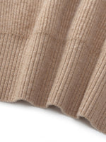 100% Wool Stitch Trim Women Sweater GOELIA