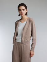 [Preview] Mock-Layered Knit Top And Pants Two-Piece Set GOELIA
