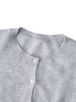 [Preview] 100% Brushed Cashmere Women Cardigan GOELIA