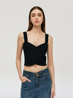 Crossover Women Knitted Tank Top GOELIA