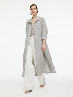 [Preview] Triacetate Blend Women Trench Coat GOELIA