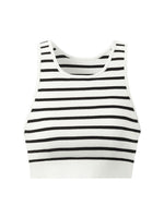 Striped Women Crop Tank Top GOELIA