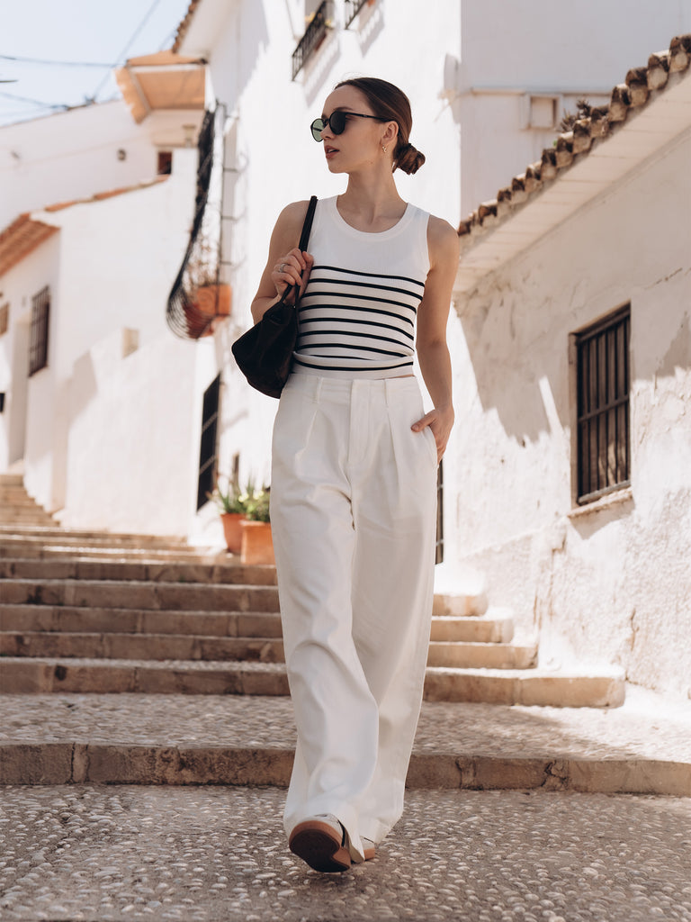 CityHottie - Women Fashion Ripped Hollow Out Wide Leg Full Length Jeans 2024 New Summer INS Street Denim Pants Trousers main image 0
