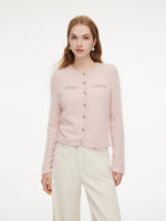 [Preview] 100% Brushed Cashmere Women Cardigan GOELIA