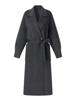 100% Wool Double-Faced Women Wrap Overcoat GOELIA