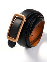 Minimalist Reversible Women Leather Belt GOELIA