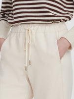 Drawstring Waist Wide Leg Women Knit Pants GOELIA