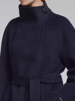 [Preview] Wool Cashmere Blend Double-Faced Women Wrap Coat GOELIA