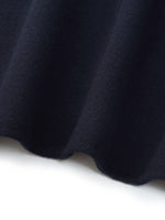 100% Wool Double-Faced Gathered Waist Women Overcoat GOELIA